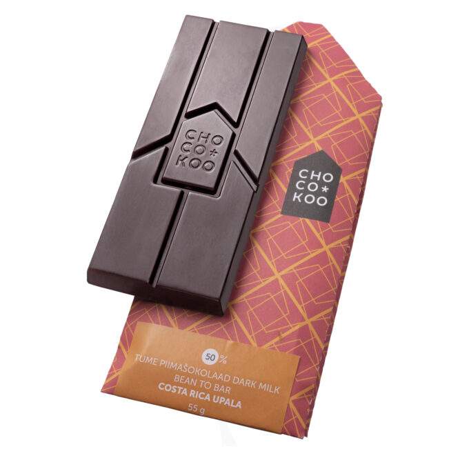 Costa Rica 50% dark milk chocolate bar