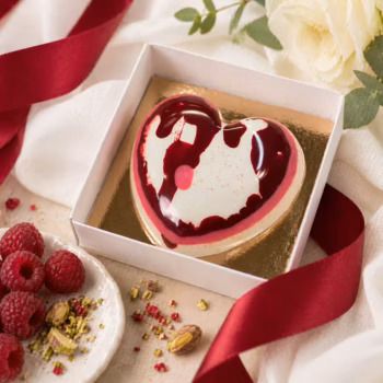 Šokolaadisüda VAARIKA-PISTAATSIA täidisega